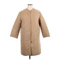 Jacket: Mid-Length Tan Print Jackets & Outerwear - Women's Size X-Large