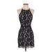 Astr Casual Dress - Mini: Black Dresses - Women's Size X-Small