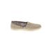 TOMS Flats: Tan Acid Wash Print Shoes - Women's Size 7