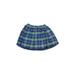 Lands' End Skirt: Blue Plaid Skirts & Dresses - Kids Girl's Size Medium