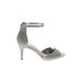 Dream Pairs Heels: Silver Marled Shoes - Women's Size 8 1/2