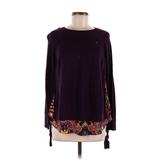 Ann Taylor LOFT Pullover Sweater: Purple Tops - Women's Size Medium