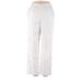 Alfred Dunner Casual Pants - Mid/Reg Rise: White Bottoms - Women's Size 14