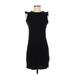 Universal Thread Casual Dress - Sheath: Black Solid Dresses - Women's Size X-Small