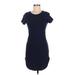 Heart & Hips Casual Dress: Blue Dresses - Women's Size Medium