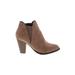 Forever Ankle Boots: Brown Shoes - Women's Size 8