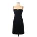 French Connection Casual Dress - Sheath Sweetheart Sleeveless: Black Solid Dresses - Women's Size 6