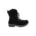 Sorel Ankle Boots: Black Print Shoes - Women's Size 7 - Round Toe