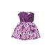 Dressed Up by Gymboree Dress - Fit & Flare: Purple Print Skirts & Dresses - Size 4Toddler