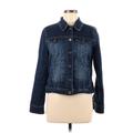 Indigo Denim Jacket: Short Blue Jackets & Outerwear - Women's Size Medium