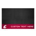 Washington State Cougars 26'' x 42'' Personalized Vinyl Grill Mat