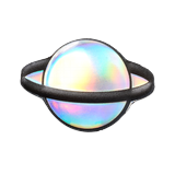 Jibbitz Iridescent Saturn Shoes