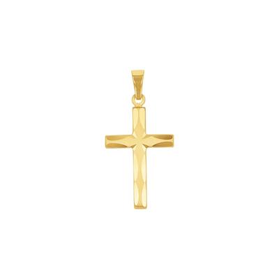 amor - Motivanhänger für Damen und Herren, Unisex, Gold 375 | Kreuz Ketten 1 ct