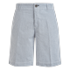 Men Cotton Bermuda Shorts Seersucker - Ponche - Blue - Size 38 - Vilebrequin