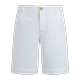 Men Tencel Satin Bermuda Shorts Solid - Ponche - White - Size 38 - Vilebrequin