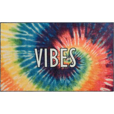 Tie Dye Vibes Multi Kitchen Rug by Mohawk Home in Multi (Size 30 X 50)
