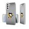 Pittsburgh Penguins Linen Logo Galaxy Clear Case