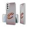 Cleveland Cavaliers Linen Logo Galaxy Clear Case