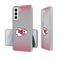 Kansas City Chiefs Linen Logo Galaxy Clear Case