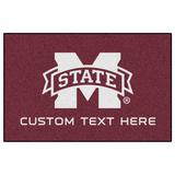 Mississippi State Bulldogs 19'' x 30'' Personalized Accent Rug