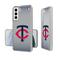 Minnesota Twins Linen Logo Galaxy Clear Case