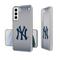 New York Yankees Linen Logo Galaxy Clear Case