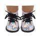Cutest.boots.ever. Iridescent Silver Boots For American Girl 18 Inch Fun Modern Or Luciana Vega Astronaut & Bitty Baby Born Doll Shoes