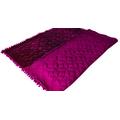 Wine Purple Velvet Pompom Quilt Green Bedspread, Quilt, Throws & Blankets Bedding Set