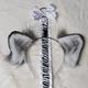 White Tiger Big Cats Ear Hanger - Choose From 6 To 12 Magnetic Hooks