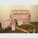 Coach Bags | Coach Signature Heart Padded Ipad Crossbody And Wristlet Set New! | Color: Gold/Pink/Red | Size: Os