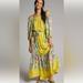 Anthropologie Dresses | Anthropologie Eliora Off-The-Shoulder Maxi Dress Large | Color: Yellow | Size: L