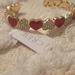 J. Crew Jewelry | Jcrew Fun Heart Bracelet | Color: Gold/Red | Size: Os