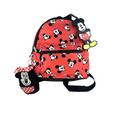 Disney Accessories | Disney Mickey & Minnie Mouse Mini Backpack, W/Accessories, Nwot | Color: Black/Red | Size: Os