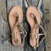 Coach Shoes | Coach Sandals | Color: Cream/Tan | Size: 9