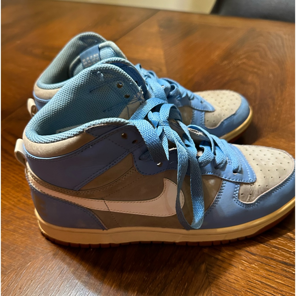 Nike Shoes | Vintage Nike Big Nike High Basketball Shoes | Color: Blue | Size: 8.5