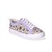 Disney Shoes | Disney Women's Alice In Wonderland Low-Top Casual Sneakers, Sizes 6 And 8 Nwt | Color: Purple/White | Size: Various