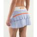 Lululemon Athletica Skirts | Lululemon Pace Setter Skort Cool Breeze Size 6 | Color: Blue/Orange | Size: 6