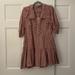 Free People Dresses | Free People Balloon Sleeve Mini Dress - Pink/Mauve, Size Small | Color: Pink | Size: S