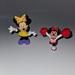 Disney Toys | 2 Disney Minnie Mouse Figure Toy Lot Cheerleader Yellow Dress Ice Cream Cone Bow | Color: Red/Yellow | Size: Osg