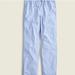 J. Crew Pants | J. Crew Men’s Pajama Pants Cotton Poplin Williams Stripe Blue Sz M | Color: Blue/Pink | Size: M