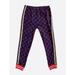 Gucci Pants | Gucci Navy & Red Gg Monogram Jacquard Track Pants | Color: Red | Size: 34