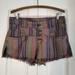 Free People Shorts | Free People | Multi Colored Striped Cutoff Shorts | Size 6 | Color: Gray/Purple | Size: 6