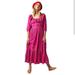 Free People Dresses | Free People Lovers Lane Pink Maxi Dress W/Embroidered Flowers Nwot Small | Color: Pink | Size: S