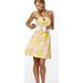 Lilly Pulitzer Dresses | Lilly Pulitzer Amberly Strapless Dress In Starfruit Day Lilly Women 4 | Color: Pink/Yellow | Size: 4