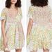 Free People Dresses | Free People Womens Wildflower Patchwork Mini Dress Ivory Combo Xs Fairy Ethereal | Color: Pink/White | Size: Xs
