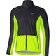 GORE WEAR Herren Thermo Jacke R3 Windstopper Classic, black/neon yellow, XL, 100292