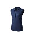 Wilson Staff Damen Golf-Poloshirt, Ärmellos, WILSON STAFF SLEEVELESS POLO, Polyester, Blau, Gr. XL, WGA700743XL