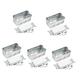 Gadpiparty 5 Sets Rocker Switch 3 Way Dimmer Single Pole Wall Light Rocker Paddle Interrupter Switch Wall on off Switch Rocker Light For Wall Lights 3 Way Light American Style Wall Lamp Abs