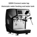 coffee machine Automatic 15 Bar Water Feeding Coffee Maker Italian Espresso Machine Electric Cappuccino Espresso Coffee Machine coffee maker (Color : 3200H Black, Size : AU)