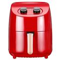 Air Fryer Air Fryer 1000W Kitchen Oven Oil Free Low Fat Healthy Cooker Oven 3.5L for Reheat or Grill (Color : Red, Size : 3.5L) (Red 3.5L) (Red 3.5L) hopeful charitable